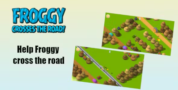 Froggy crosses the road - Complete Unity Game